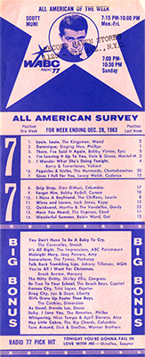 WABC Survey December 21, 1963